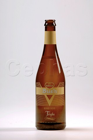 750ml bottle of Bush Tripel Belgian beer