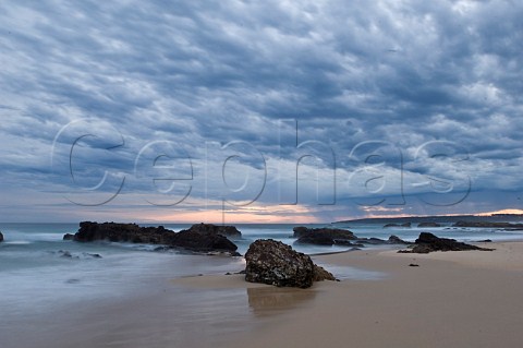Clouds at sunset Bogola Head Eurobodalla National Park New South Wales Australia