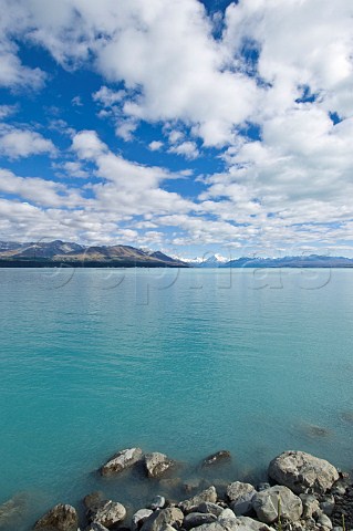 Lake Pukaki and Mt Cook South Island New Zealand
