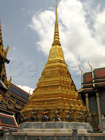 Wat Phra Kaeo Temple of the Emerald Buddha Grand Palace Bangkok Thailand