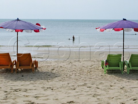 Beach loungers Thailand