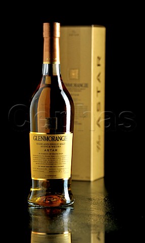 Bottle of Glenmorangie Astar single malt scotch whisky