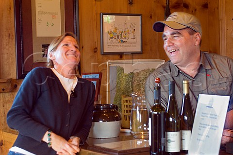 Susan and Dyson DeMara of Hillcrest Winery Roseburg Oregon USA  Umpqua Valley