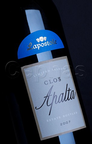 Bottle of Lapostolle Clos Apalta 2007  Colchagua Valley Chile