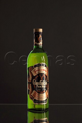 Bottle of 8 year old Glenfiddich Pure Malt Scotch Whisky