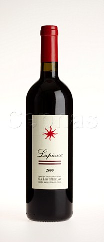 Bottle of 2000 Lupicaia from Castello del Terriccio Castellina Marittima Tuscany Italy