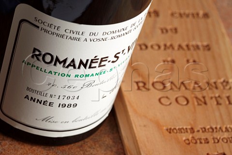 Bottle of 1989 RomaneStVivant from Domaine de la RomaneConti  VosneRomane Cte dOr France