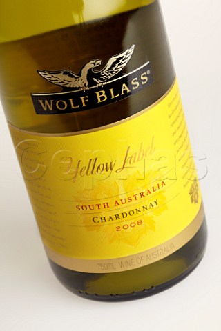 Bottle of 2008 Wolf Blass Yellow Label Chardonnay