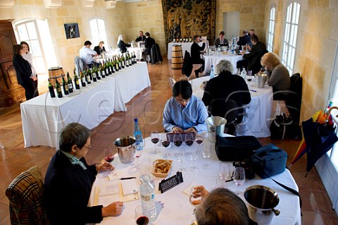 En Primeur tasting of the 2009 vintage at Chteau Marquis de Terme    Margaux Bordeaux France