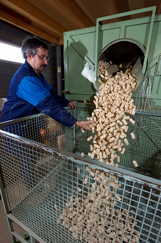 Cork production at the DucasseBuzet factory Cestas Bordeaux France