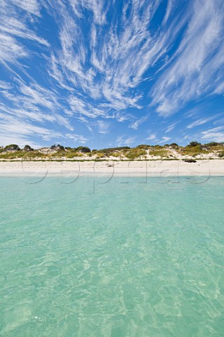 Clear waters of Hamelin Bay LeeuwinnNaturaliste National Park Western Australia