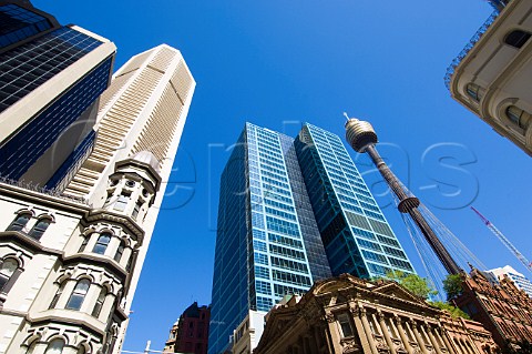 Highrise buildings in the Central Business District of Sydney New South Wales Australia