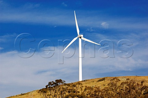 Wind turbine Carcoar wind farm Sydney New South Wales Australia