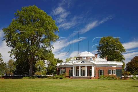 The Thomas Jefferson house at Monticello Virginia USA