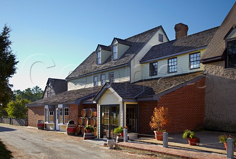Shop and visitor centre of Williamsburg Winery Williamsburg Virginia USA
