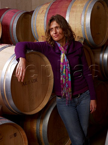 Ana Maria Cumsille winemaker at Altair winery Cachapoal Chile