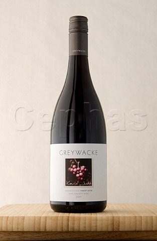 Bottle of Greywacke Pinot Noir 2009  Marlborough New Zealand