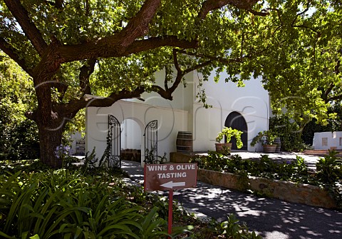 Sign to tasting room of Kloovenburg winery RiebeekKasteel Swartland Western Cape South Africa  Riebeekberg