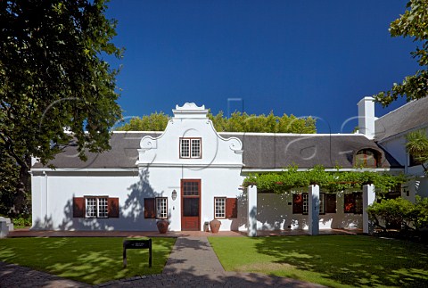 Cape Dutch Manor House of Nederburg Wines Paarl Western Cape South Africa