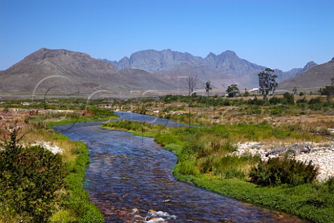 Berg River near Franschhoek Western Cape South Africa Franschhoek Valley