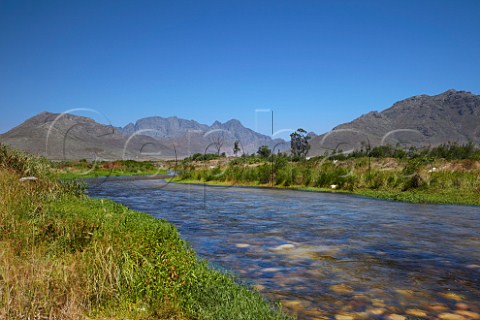 Berg River near Franschhoek Western Cape South Africa Franschhoek Valley