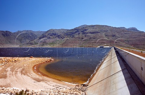 Berg River Dam near Franschhoek Western Cape South Africa Franschhoek Valley