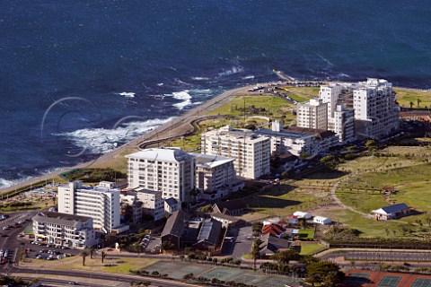 Apartment blocks by the Atlantic Ocean at Green Point Cape Town Western Cape South Africa