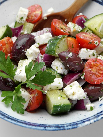 Bowl of Greek salad