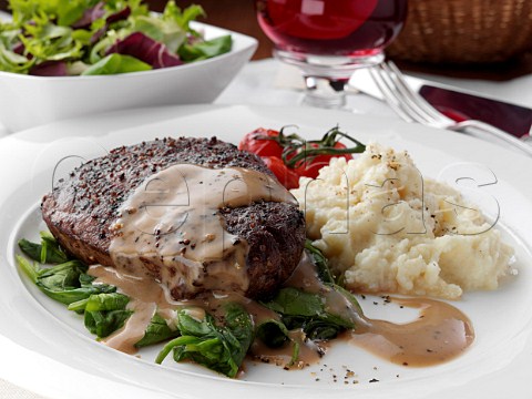 Peppered fillet steak with celeriac puree Marco Pierre White recipe