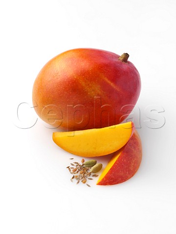 Honey mango with cardomon fennel fenugreek cumin