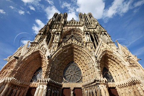 NotreDame Cathedral Reims Marne France