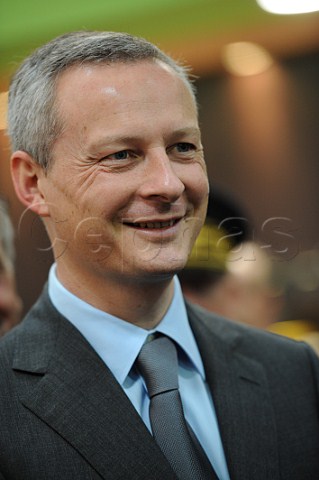 Bruno Le Maire Minister of Food Agriculture and Fisheries at Vinexpo 2011  Bordeaux France