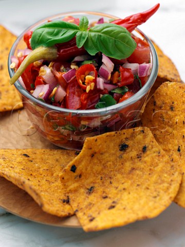 Red chilli salsa