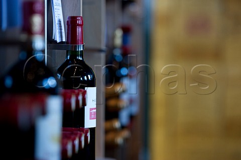 Wine display in The Maison du Vin of Saintmilion Gironde France  Stmilion  Bordeaux