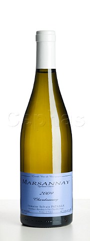 Bottle of 2009 Marsannay Chardonnay of Domaine Sylvain Pataille