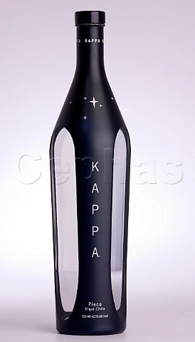 Bottle of Kappa Pisco Elqui Valley Chile