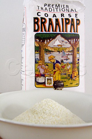 Bag and dish of Braaipap South Africa