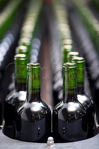 Wine bottling line at the Union de Producteurs de Saintmilion   Gironde France Stmilion  Bordeaux