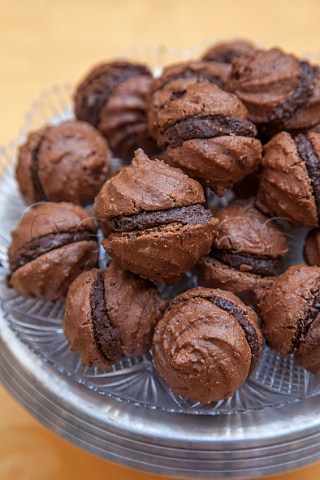 Baci di Alassio Chocolate and Hazlenut pastries  a Ligurian speciality Alassio Liguria Italy