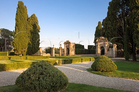 Gardens of Villa di Geggiano Castelnuovo Berardenga Tuscany Italy  Chianti Classico