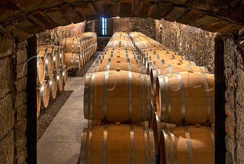 Barrel cellar of Antinoris Castello Della Sala Sala Umbria Italy