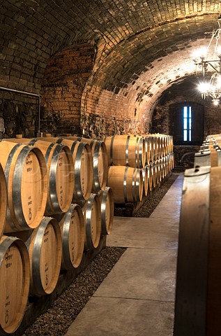 Barrel cellar of Antinoris Castello Della Sala Sala Umbria Italy