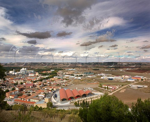 Bodegas Protos and the town of Peafiel Castilla y Len Spain  Ribera del Duero