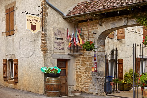 Winery of Paul Benoit et Fils in Pupillin Near Arbois Jura France ArboisPupillin
