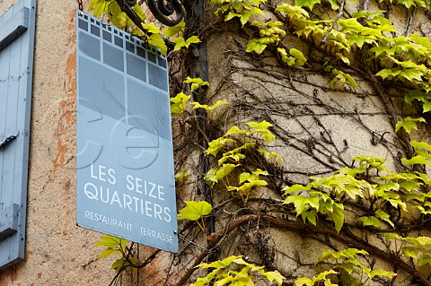 Les Seize Quartiers restaurant in the village of ChteauChalon Jura France