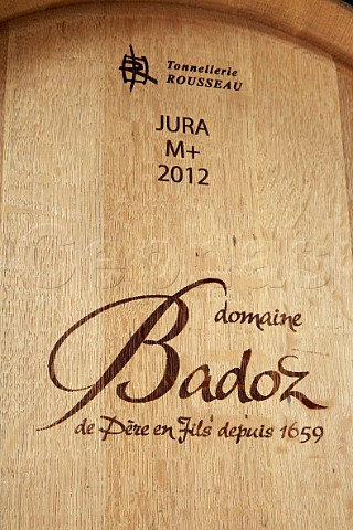 Barrel made of Jura oak Domaine Benoit Badoz Poligny Jura France  Ctes du Jura