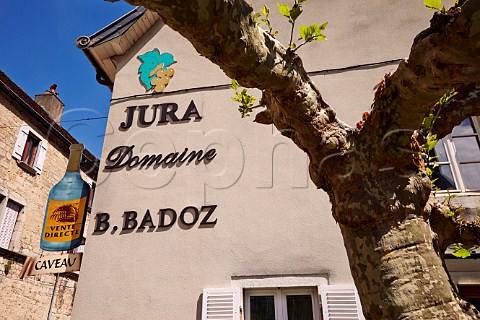 Tasting and sales room of Domaine Bernard Badoz Poligny Jura France  Ctes du Jura