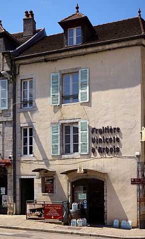 Wine shop of the Fruitire Vinicole dArbois on Place de la Libert Arbois Jura France