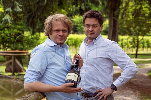 Giovanni and Guglielmo Bertani of Tenuta Santa Maria alla Pieve Colognola ai Colli Veneto Italy  Valpolicella  Amarone