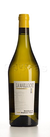Bottle of 2010 La Mailloche Chardonnay of Domaine Andr et Mireille Tissot Arbois Jura France Arbois